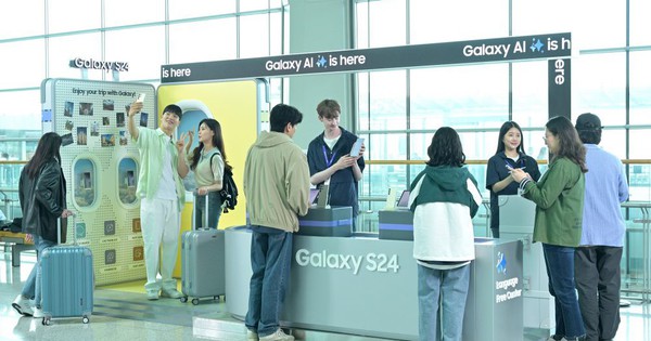 Samsung cho thuê Galaxy S24 miễn phí tại sân bay