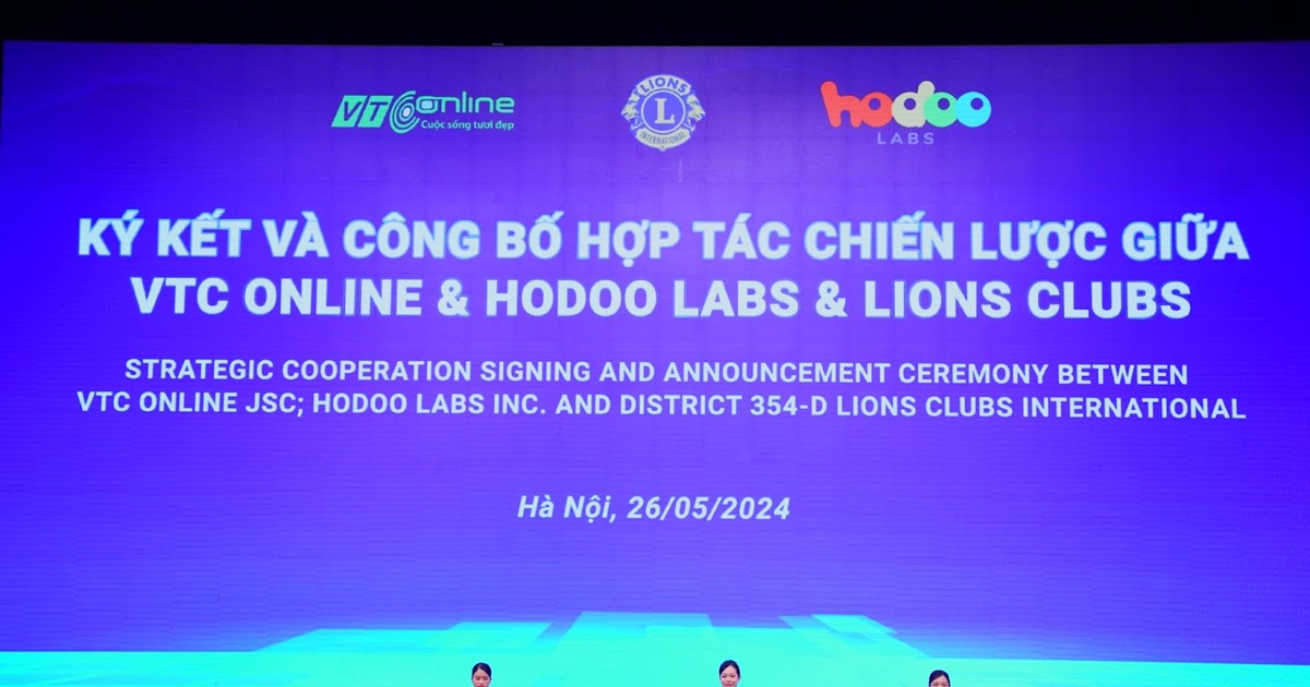  Lions Clubs International và VTC Online ký kết hợp tác chiến lược tại Việt Nam 