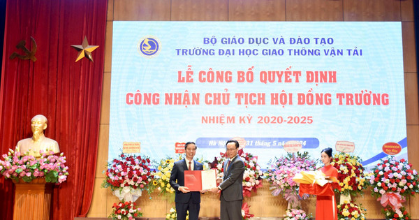 PGS.TS Nguyễn Thanh Chương làm Chủ tịch Hội đồng trường Đại học Giao thông Vận tải