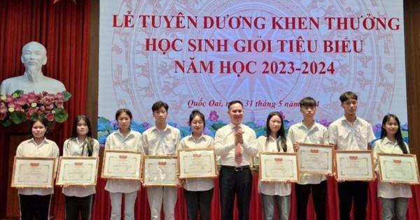 Quốc Oai biểu dương, khen thưởng 283 học sinh tiêu biểu 