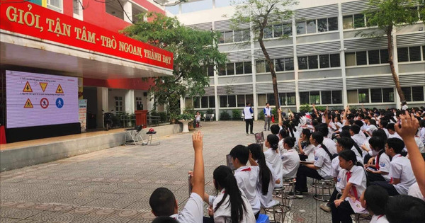 Trang bị kỹ năng tham giao thông cho học sinh