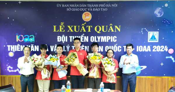 5 học sinh Hà Nội dự thi Olympic thiên văn và vật lý thiên văn quốc tế