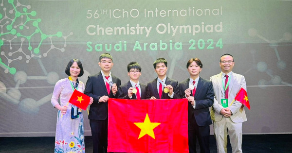 Học sinh Hà Nội giành Huy chương vàng Olympic hóa học quốc tế