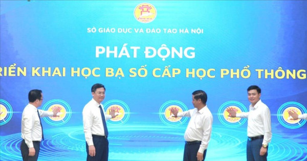 Năm học 2024-2025, Hà Nội triển khai học bạ số ở tất cả các trường phổ thông