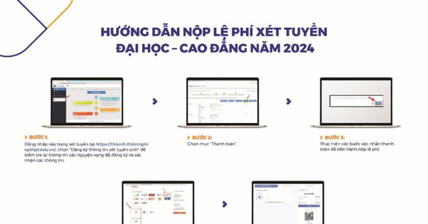 Nộp phí xét tuyển đại học, cao đẳng tiện lợi bằng mã QR đa năng VNPT Money