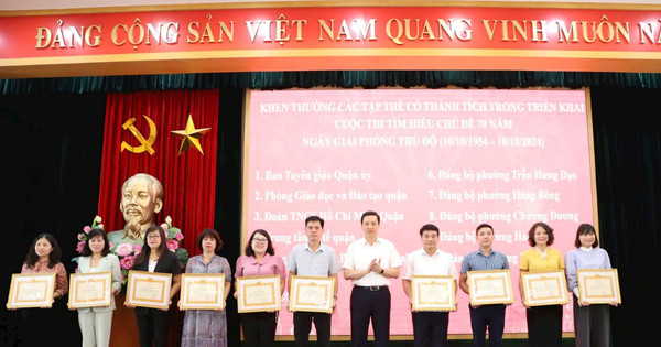 Quận Hoàn Kiếm: Phát huy truyền thống hiếu học trong cộng đồng dân cư