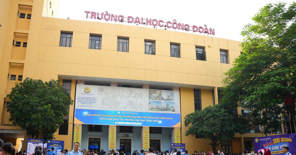  Trường Đại học Công đoàn chào đón hơn 2.500 tân sinh viên nhập học 