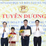 Tuyên dương 2 học sinh có thành tích xuất sắc, việc làm đẹp