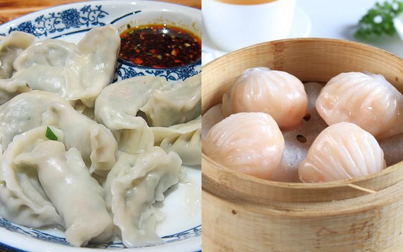 Phân biệt giữa bánh bao và hoành thánh