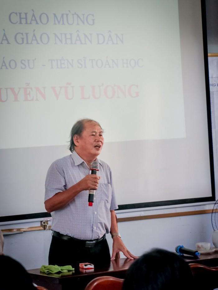 Phó Giáo sư, Tiến sĩ Nguyễn Vũ Lương - Chủ tịch Hội đồng đào tạo khoa học, Trường THPT chuyên Khoa học tự nhiên, Đại học Quốc gia Hà Nội. Ảnh: website nhà trường.