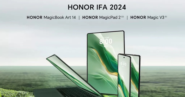 Honor ra mắt smartphone gập mỏng nhất thế giới tại IFA 2024