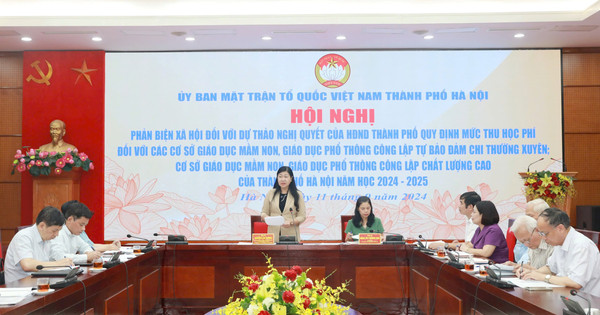 Mặt trận Thủ đô phản biện dự thảo Nghị quyết về mức thu học phí