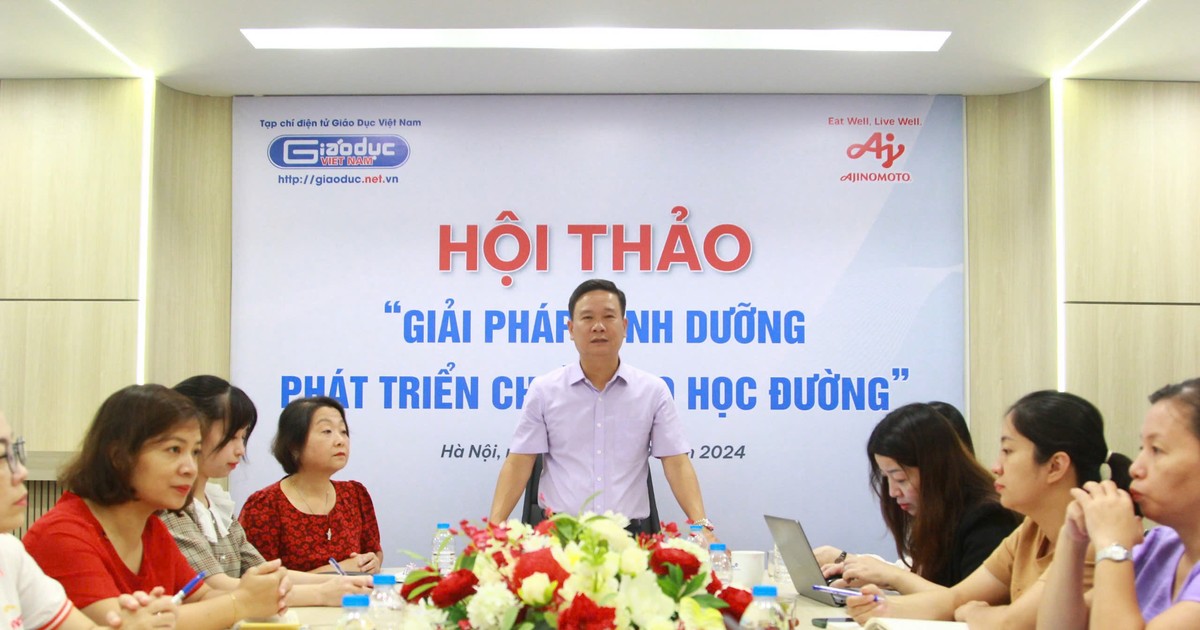  Tạp chí tổ chức Hội thảo “Giải pháp dinh dưỡng phát triển chiều cao học đường” 