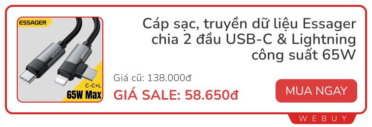 Sau ngày 9/9 vẫn còn nhiều ưu đãi: Cáp sạc đôi 45.000đ, Tai nghe chống ồn Honor chỉ 348.000đ, Máy sấy giày Xiaomi giảm 42%...- Ảnh 1.