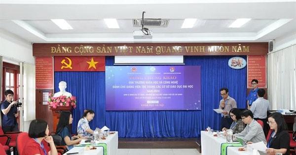 17 công trình dự xét Giải thưởng khoa học công nghệ dành cho giảng viên trẻ