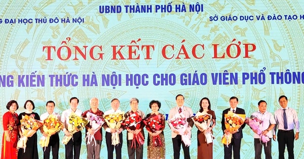 Hơn 5.000 giáo viên hoàn thành lớp bồi dưỡng kiến thức Hà Nội học