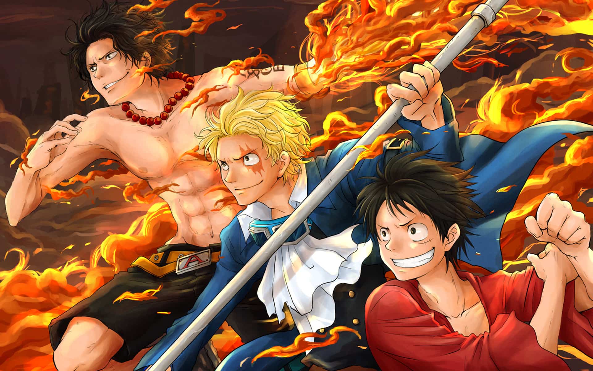 Hình ảnh Anime buồn Luffy cực ngầu