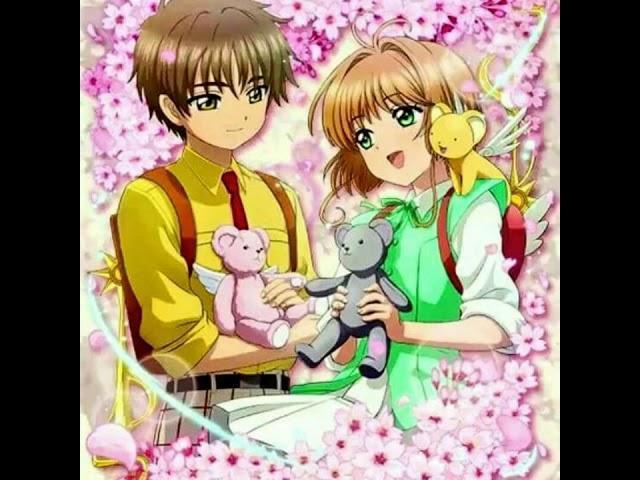 Photo Sakura And Syaoran Holding Cute Teddy Bears