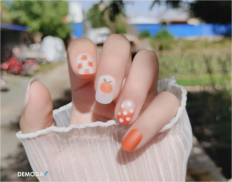 Mẫu nail hoa quả