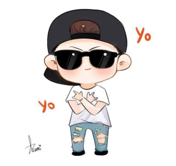 Hình ảnh chibi nam ngầu Yo Yo