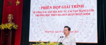 Hoàn Kiếm: Ưu tiên nguồn vốn xây dựng trường học thông minh, hiện đại