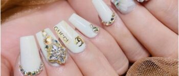 Mẫu nail màu trắng sữa