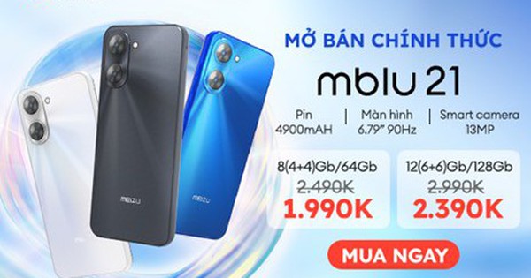 Meizu Mblu 21 - Chiến binh giá rẻ đánh dấu sự tái xuất của Meizu