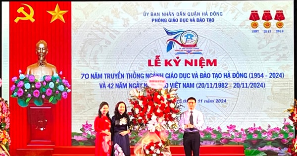 Ngành Giáo dục và Đào tạo Hà Đông kỷ niệm 70 năm truyền thống