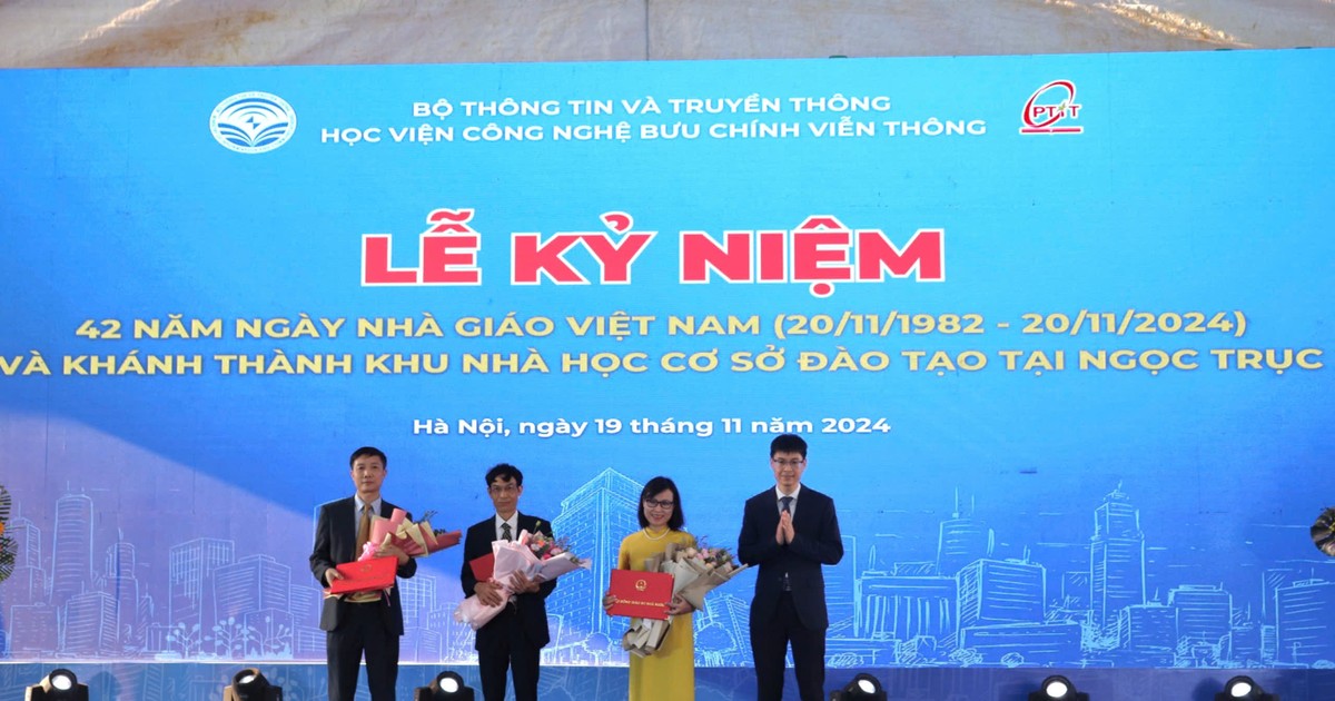  PTIT có thêm 3 nhà giáo đạt chuẩn chức danh GS, PGS năm 2024 