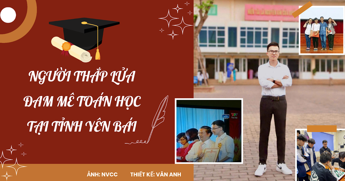 Thầy Hòa thắp lửa đam mê Toán học cho học sinh THPT chuyên Nguyễn Tất Thành