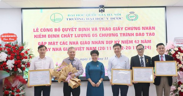 Trường đại học Y Dược có thêm 5 chương trình đào tạo nhận chứng nhận kiểm định chất lượng