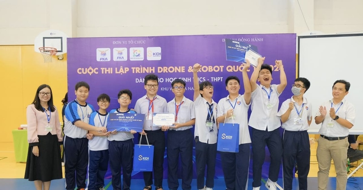  Vòng thi quốc gia KV phía Nam - Cuộc thi lập trình Drone và Robot quốc tế 2024 