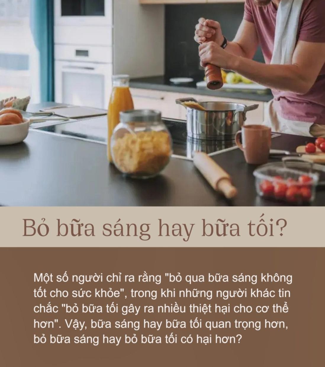 Bữa sáng hay bữa tối quan trọng hơn? Muốn giảm cân nên bỏ bữa sáng hay bữa tối? - Ảnh 1.