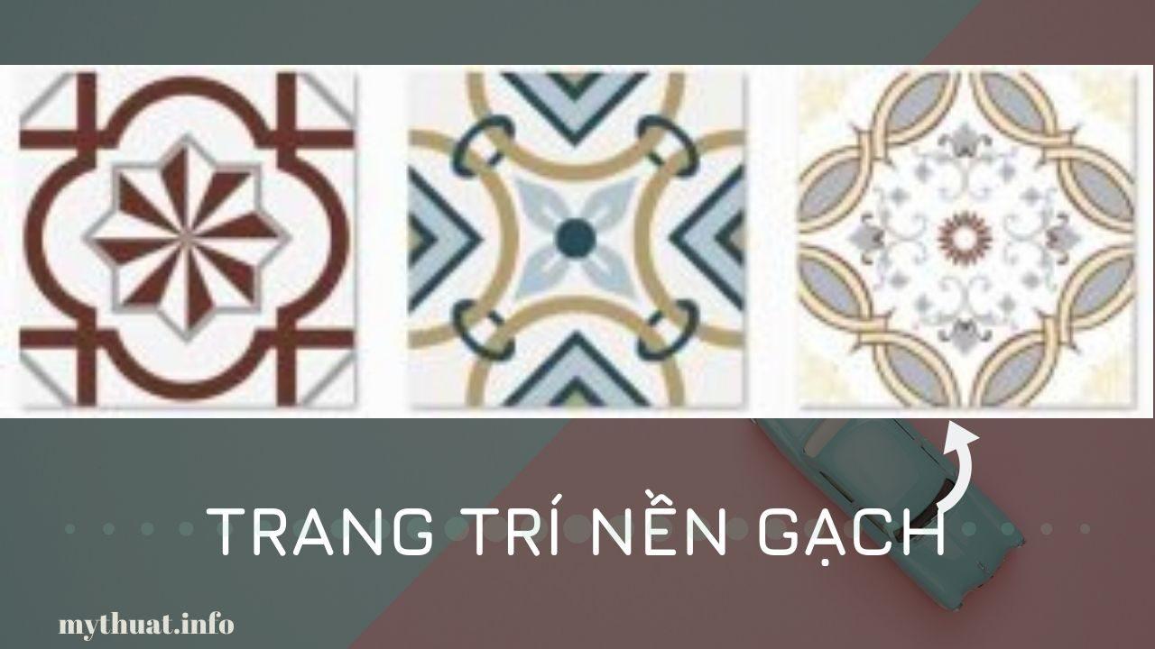 Nền gạch trang trí