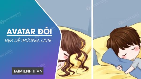 Hình ảnh Avatar cặp đôi dễ thương dành cho các cặp đôi đang yêu