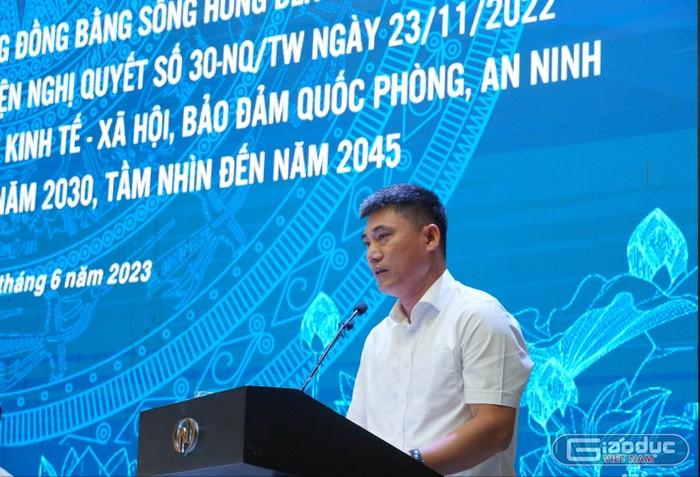 ông Phạm Anh Tuấn - Giám đốc Sở Giáo dục và Đào tạo Hà Nam. Ảnh: Phạm Linh