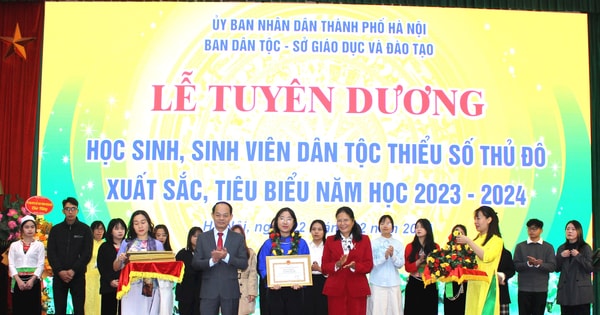 Hà Nội tuyên dương 190 học sinh, sinh viên dân tộc thiểu số xuất sắc, tiêu biểu