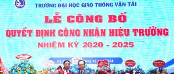 PGS.TS Nguyễn Văn Hùng được bổ nhiệm làm Hiệu trưởng Trường ĐH Giao thông vận tải