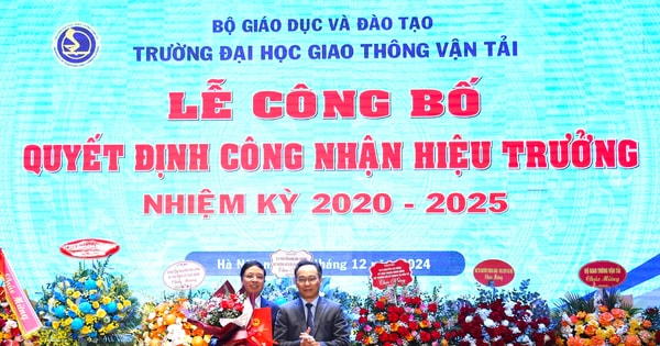 PGS.TS Nguyễn Văn Hùng được bổ nhiệm làm Hiệu trưởng Trường ĐH Giao thông vận tải