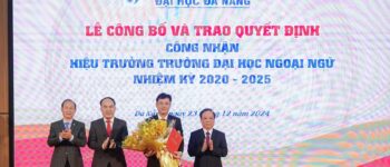 PGS.TS. Nguyễn Văn Long làm Hiệu trưởng Trường ĐH Ngoại ngữ, ĐH Đà Nẵng