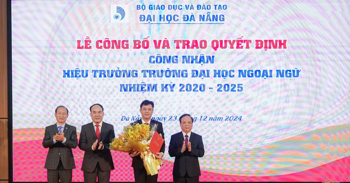  PGS.TS. Nguyễn Văn Long làm Hiệu trưởng Trường ĐH Ngoại ngữ, ĐH Đà Nẵng 