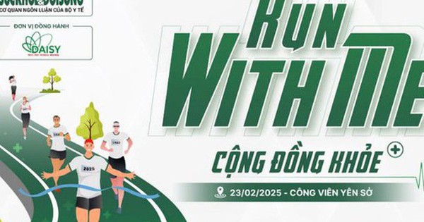 'Run With Me - Cộng Đồng Khỏe' – Chạy để khoẻ và lan toả yêu thương