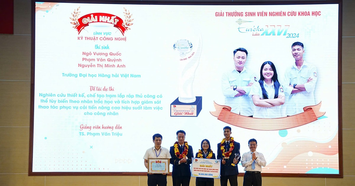  Trường Đại học Hàng hải Việt Nam khẳng định vị thế trong NCKH sinh viên 