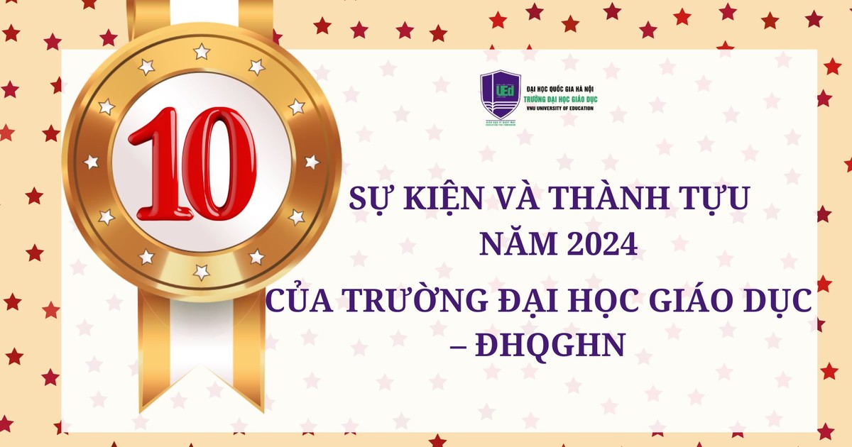  10 sự kiện, thành tựu tiêu biểu năm 2024 của Trường Đại học Giáo dục, ĐHQGHN 