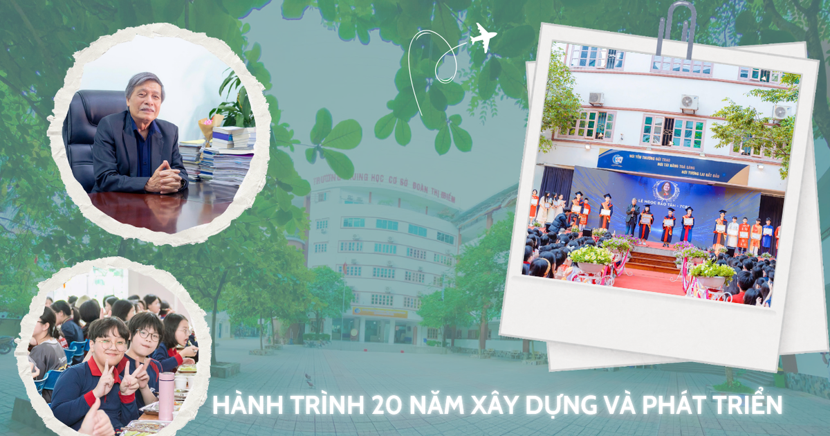 Hành trình 20 năm Trường THCS Đoàn Thị Điểm: Đón đầu xu thế hội nhập quốc tế