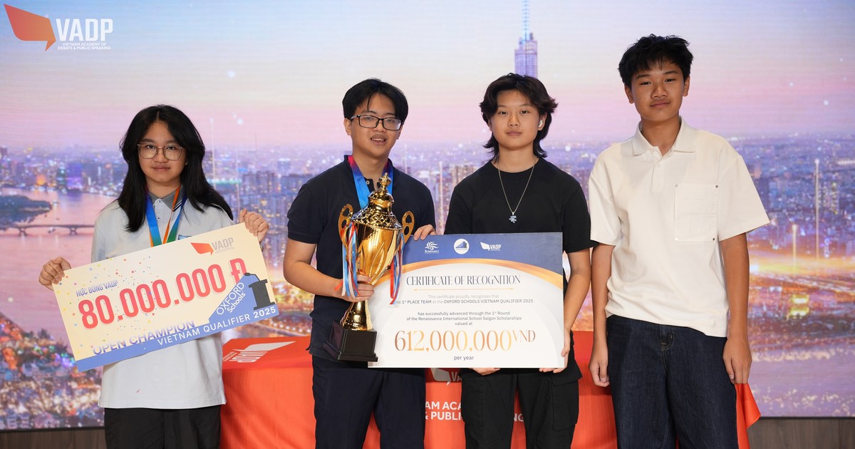  Tìm ra chủ nhân giải tranh biện Oxford Schools Vietnam Qualifier 2025 