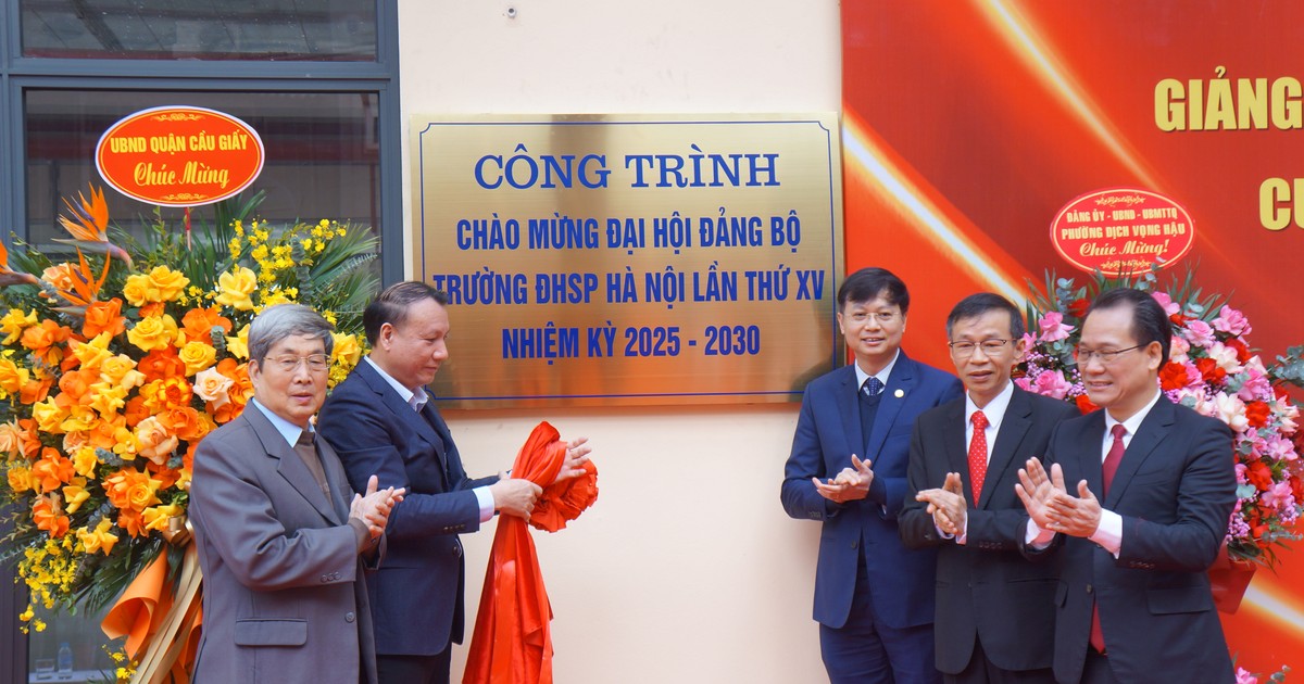  Trường Đại học Sư phạm Hà Nội khánh thành công trình Tòa nhà Khoa học tự nhiên 