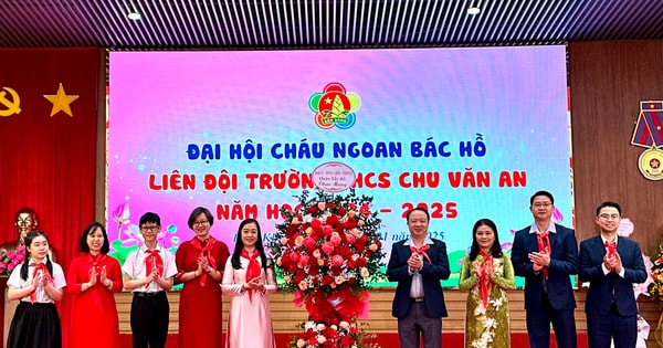 Trường THCS Chu Văn An tổ chức Đại hội điểm “Cháu ngoan Bác Hồ”