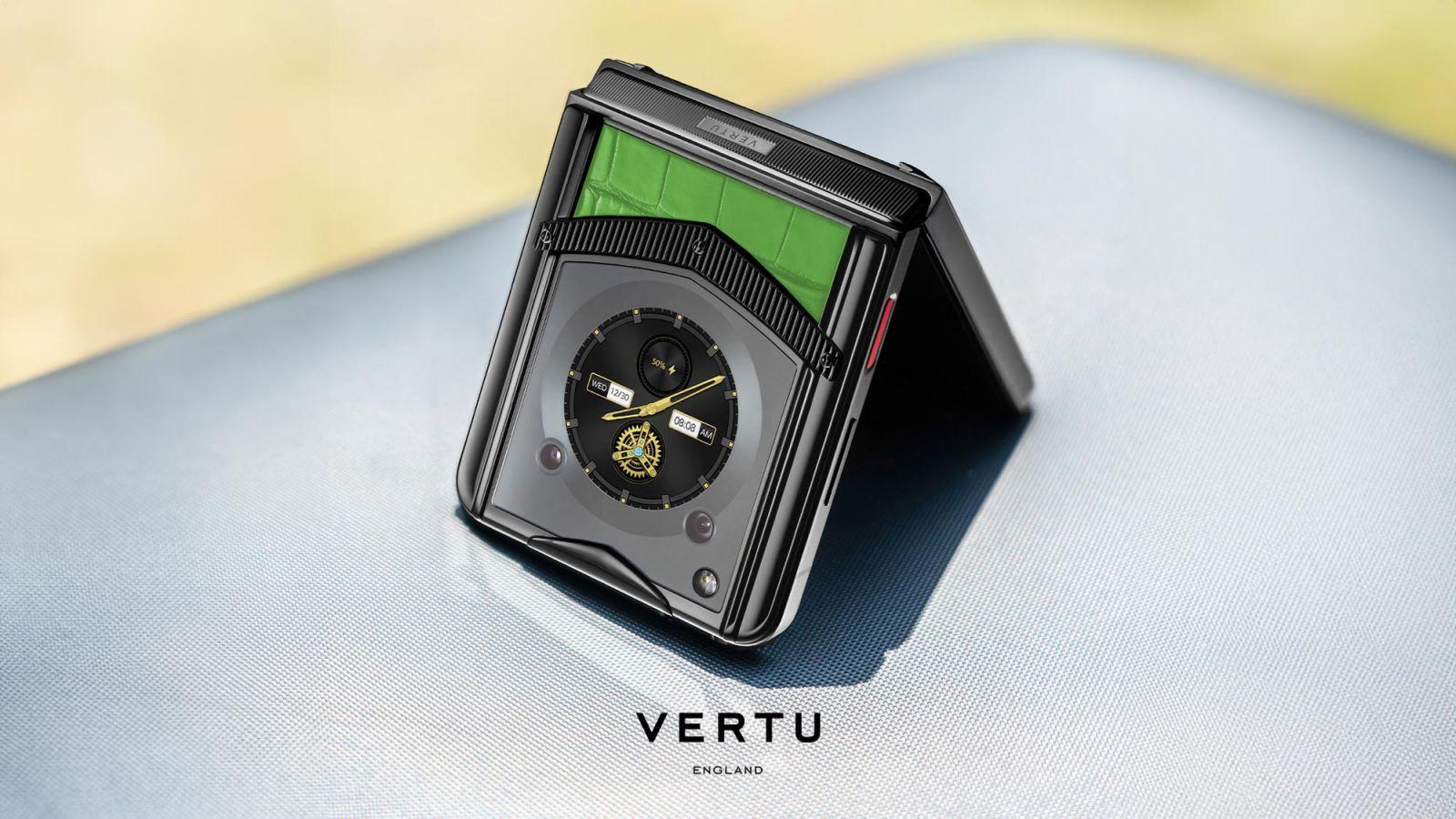 Vertu cũng có điện thoại màn hình gập: Cấu hình lạc hậu nhưng thiết kế siêu bền, 2 chip, 3 hệ điều hành an toàn, giá cao nhất ngang ngửa Vinfast VF3- Ảnh 1.