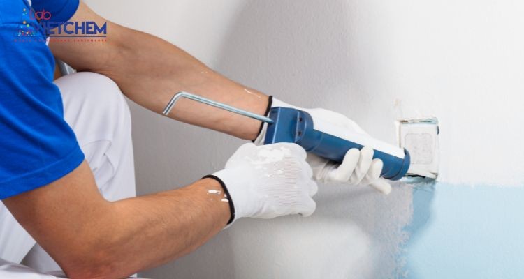 thao tác sử dụng súng bắn keo